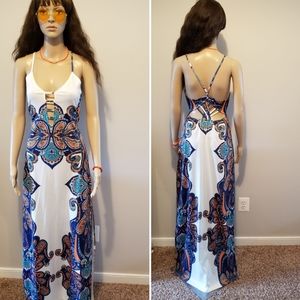 Backless long Maxi Dress